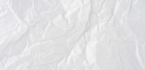 white crumpled paper texture background