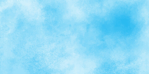 Defocused and blurry wet ink effect sky blue color watercolor background,Clouds on a blue background,beautiful and colorful watercolor used for wallpaper,banner, design,painting,arts,printing.