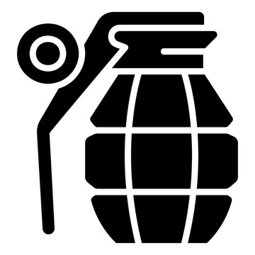 grenade glyph icon