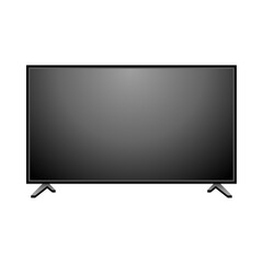 Naklejka premium シンプルなイラスト_消灯中の大型テレビ,モニタ,液晶