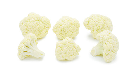 Cauliflower isolated on transparent background. PNG