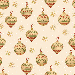 unobtrusive pastel color vector Christmas pattern ready to print