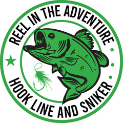 T-shirt design for fish