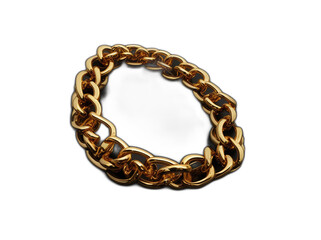 Obraz premium A thick golden chain from Generative AI