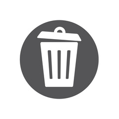 recycle bin icon vector illustration design