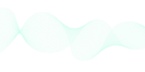 Abstract blue background with technology business wave lines. Abstract background with a wave curve lines. Frequency sound wave line and technology concept background. Science, banner, business