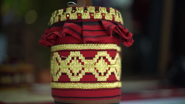 Handicrafts made from Tapis Cloth. Lampung Indonesia