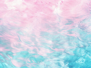 Fototapeta na wymiar Magic glittering water with bubbles background 