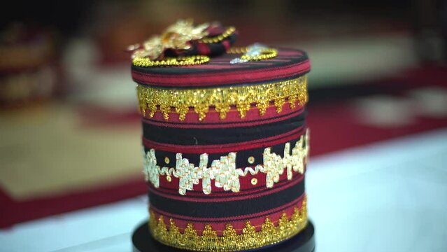 Handicrafts made from Tapis Cloth. Lampung Indonesia