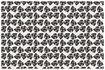 Fototapeta premium Dragon Skull Tattoo Pattern Background