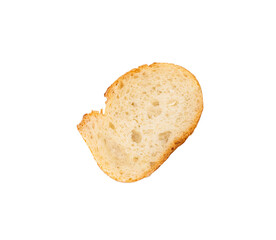 sliced bread isolated on white