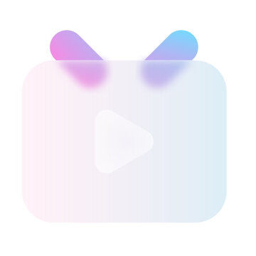 Video Editor Glassmorphism UI Icon Sign and Symbol Design Illustrator Png Svg