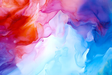 Colorful Ink Art Texture Background-Generative AI