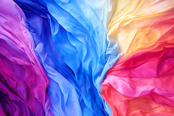 Colorful Cloth Backgrounds-Generative AI