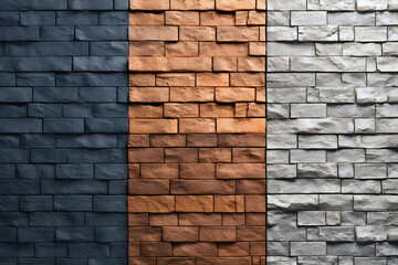 Brick Wall Texture Set-Generative AI