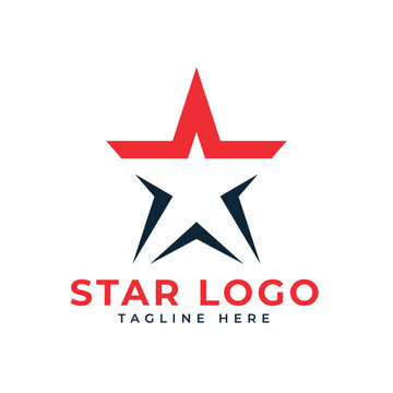 star logo design creative modern minimal concept