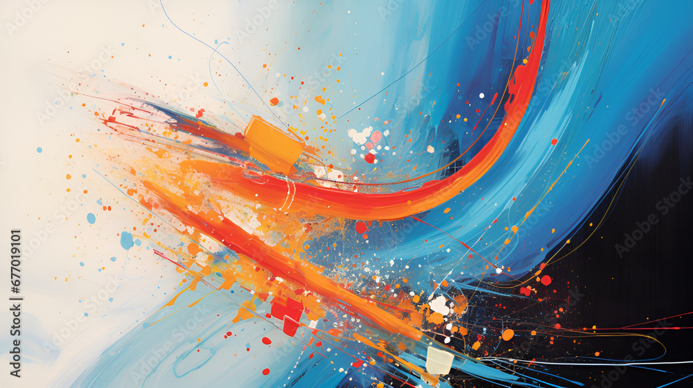 Wall mural abstract background | generative ai