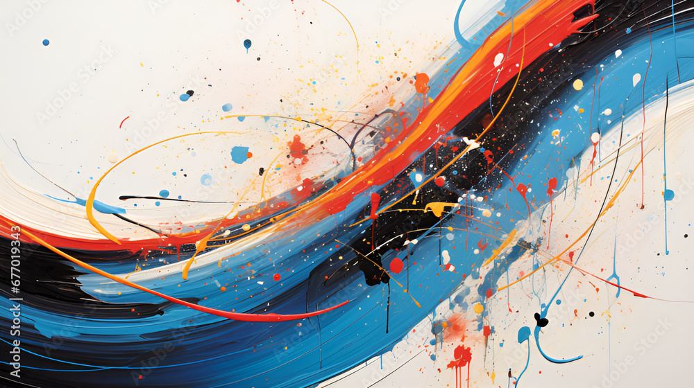 Wall mural abstract background | generative ai