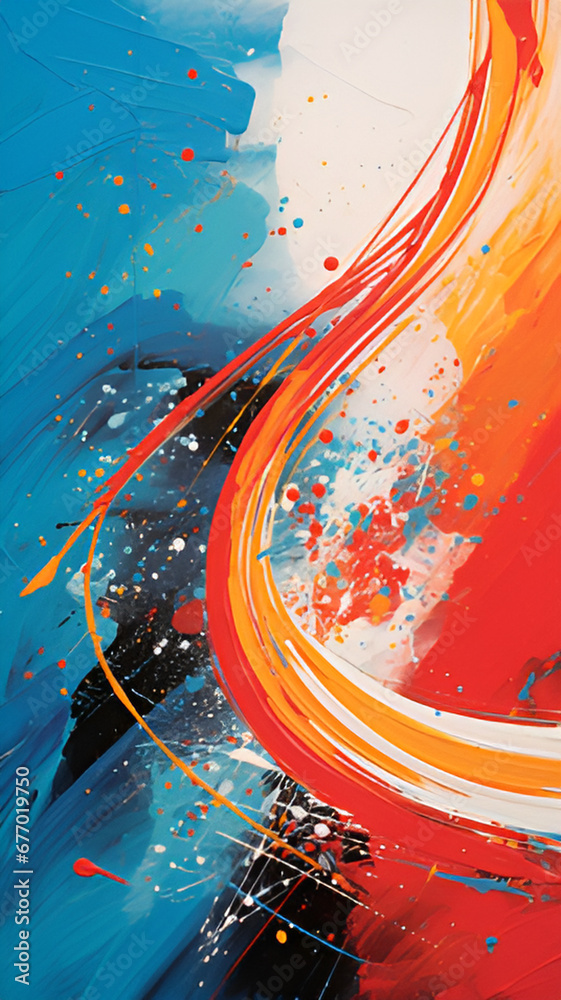 Wall mural abstract background | generative ai