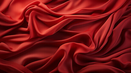red satin background HD 8K wallpaper Stock Photographic Image 