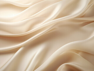 Fototapeta premium Flowing delicate silk or satin fabric background