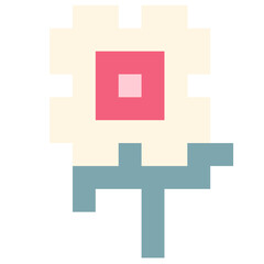 Flower and shadow pixel