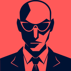 man in red