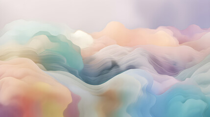 Fototapeta na wymiar soft fluffy clouds pastel abstract background wallpaper