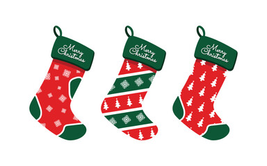 Christmas sock vector element design