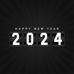 Flip Counter Happy New Year 2024