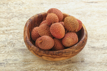 Sweet juice lychee tropical fruit