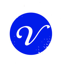 V letter logo ,V lettermark ,V company logo