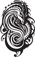 Logo Schlange Tribal Tattoo