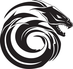 Logo Schlange Tribal Tattoo