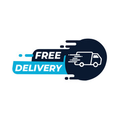 free delivery, Free delivery label design sale promotion collection