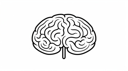 brain icon vector illustration for creative design and medical concepts