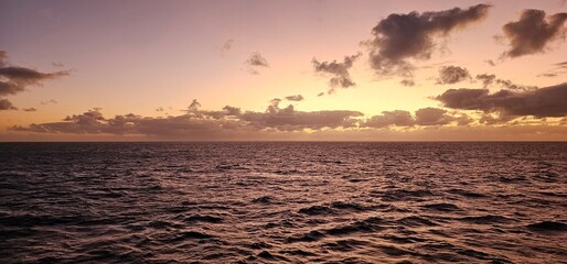 sun in the ocean