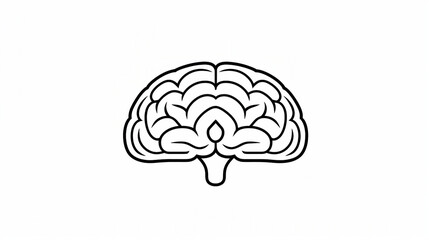 brain icon vector illustration for creative design and medical concepts