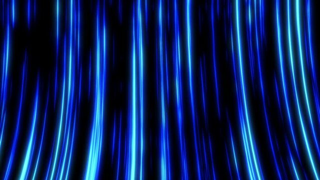 Abstract Blue Line Video Background