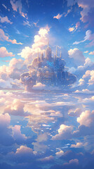 A Kingdom in the Clouds, ai generated