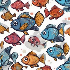 Fish Icon Background Very Cool