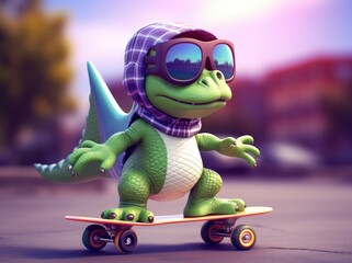 Cool Cartoons: Skateboard Adventures