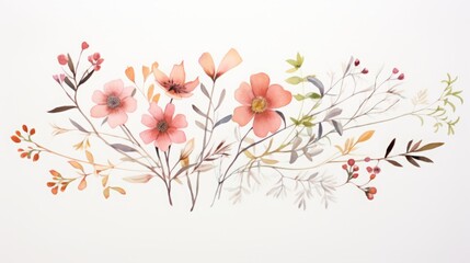 floral background.