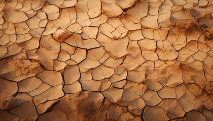 Texture of cracked desert ground