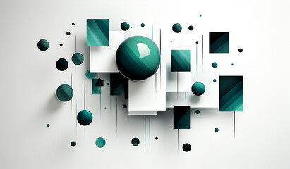 Geometric shape, icon stock illustration, Abstract Background