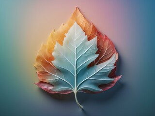 leaf, blank background, for design, isolated