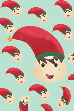 cartoon santa claus