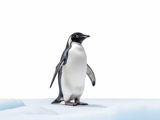 Penguin isolated on white background