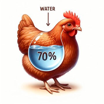 Water intake for poultry, drinking water quality, heat stress and ventilation, animal welfare, heat stress indicators for broiler layer chicken