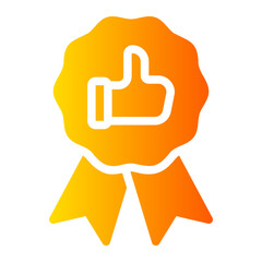 Obraz premium best seller gradient icon